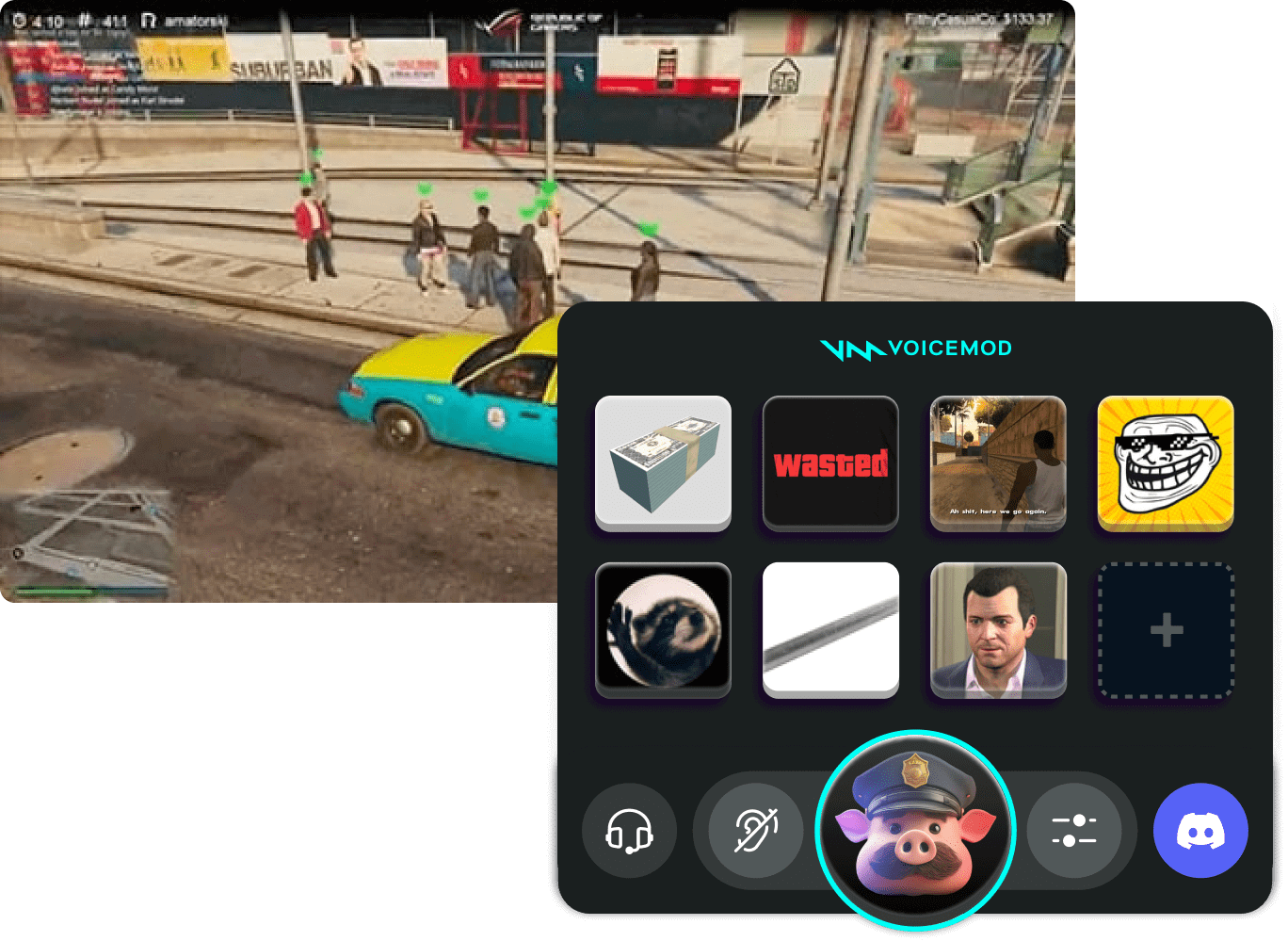 GTA 5 in game with taxi