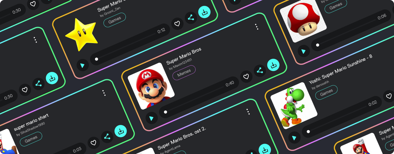 Super Mario banner