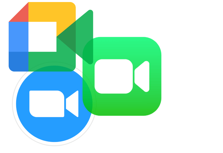 Video call Facetime Zoom Google Meets