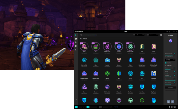 Voice effects for World of Warcraft