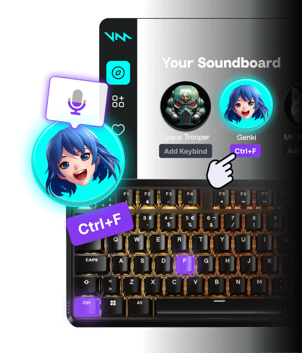 Voice filters with keybinds